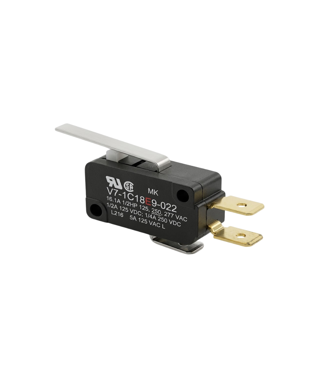 TMEL-211 Snap action switch, 15A.